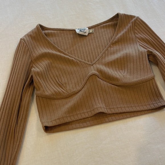 Princess Polly long sleeve cropped top - Picture 5 of 7